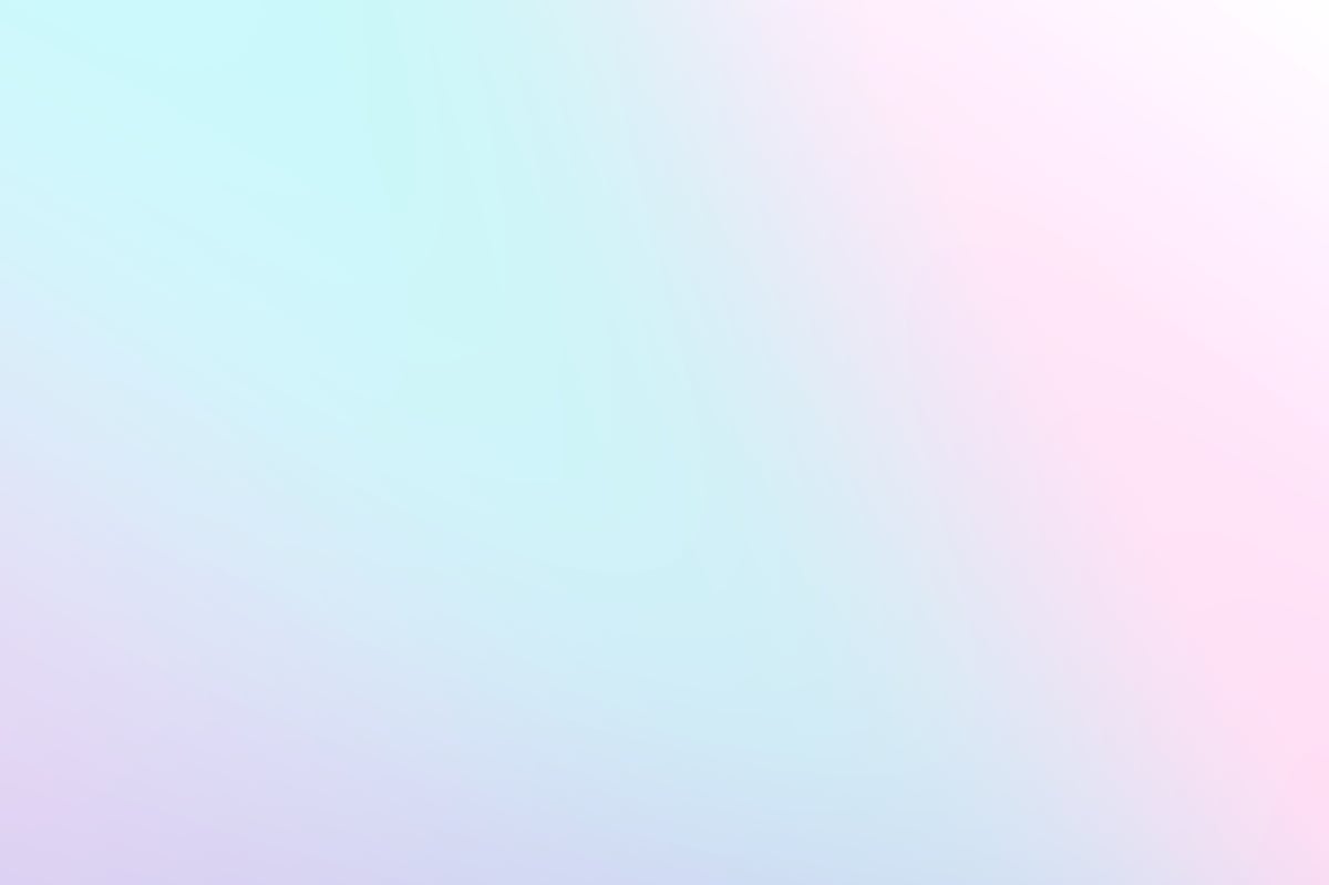 Soft pastel gradient background with gentle pink, blue and lavender tones.